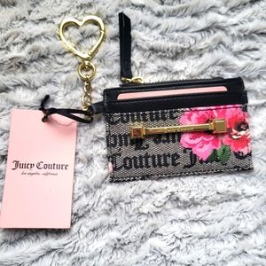 Juicy Couture Card Wallet Keychain